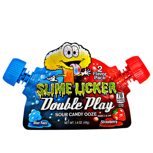 Slime Licker Double Play Blue Razz & Strawberry