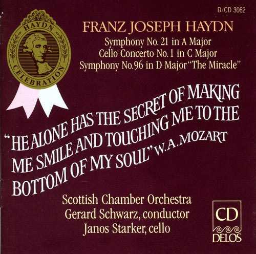 Haydn/ Starker/ Schwarz/ Sco - Symphonies 21 & 96 / Cello Concerto