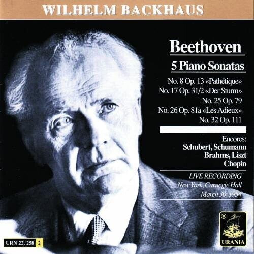 Wilhelm Backhaus - 5 Piano Sonatas