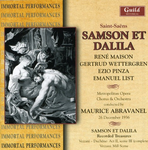 Wettergren/ Pinza/ List - Samson Et Delila 1936