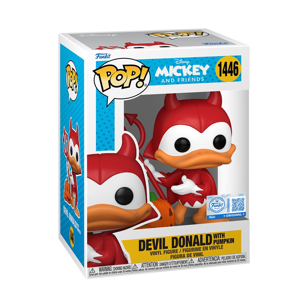 Funko POP! Disney: Devil Donald Duck (w/ chase)