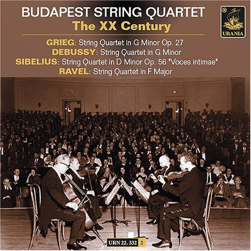 Grieg/ Debussy/ Sibelius/ Budapest String - XX Century Repertoire