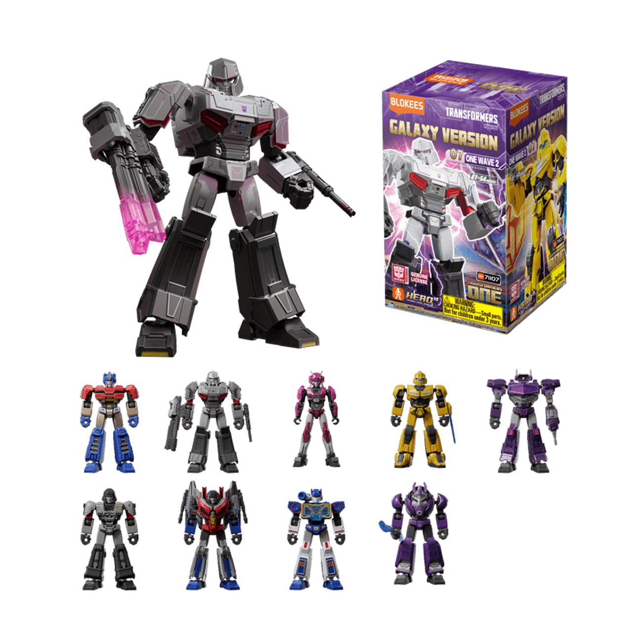 Transformers Galaxy Version 07 ONE Wave 2  [1 RANDOM Model Kit Figure]