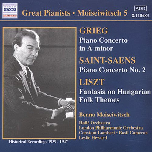 Moiseiwitsch/ Grieg/ Liszt/ Saint-Saens - Plays Grieg/Liszt/Saint-Saens Piano Concertos