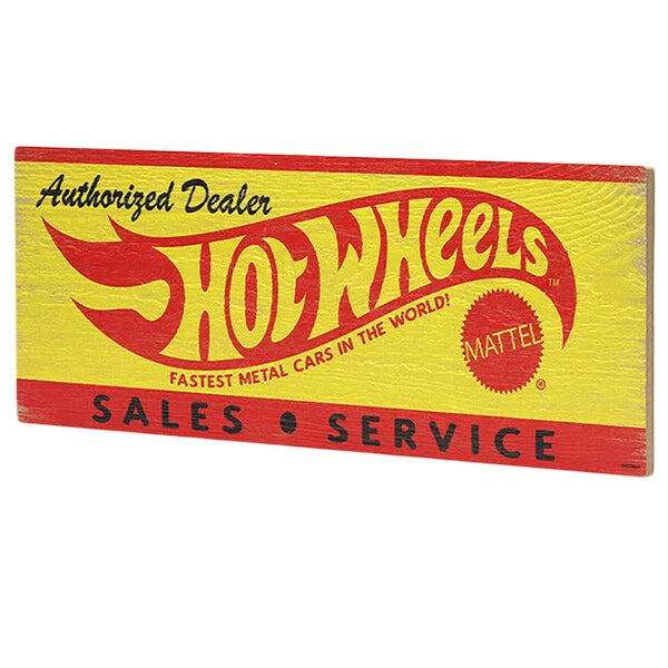 Hot Wheels Wood Banner