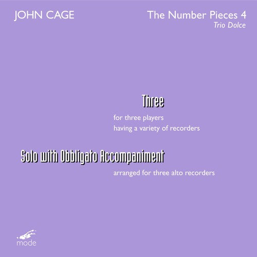 John Cage - Three Solo for Three Voices