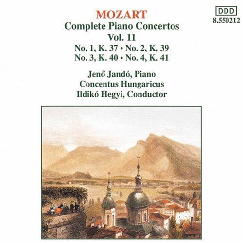 Mozart/ Jando/ Hegyi - Piano Concerti 1-4