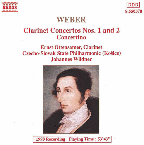 Weber/ Wildner/ Cssr State Philharmonic - Clarinet Concerti 1 & 2 / Concertino