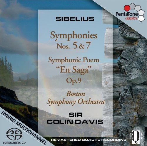 Sibelius/ Bso/ Davis - Symphonies 5 & 7 / Symphonic Poem en Saga Op.9