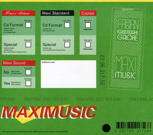 Fabian Kallerdahl Galore - Maxi Music