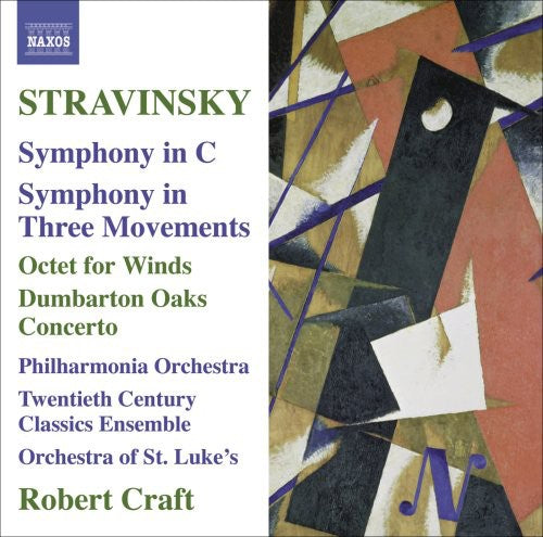 Stravinsky/ Twentieth Century Ens/ Pao/ Craft - Symphony in C / Symphony in Three Movements
