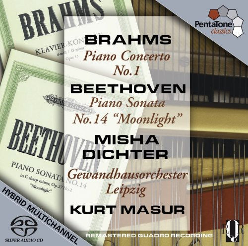Brahms/ Beethoven/ Dichter/ Gewandhaurorchester - Piano Concerto No. 1 / Sonata No. 14