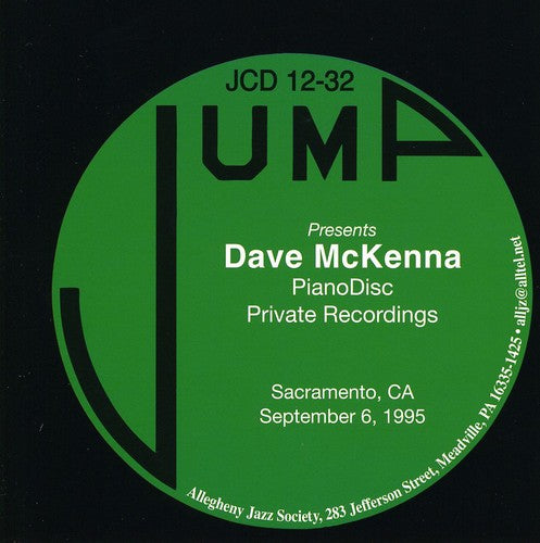 Dave McKenna - Pianodisc Private Recordings