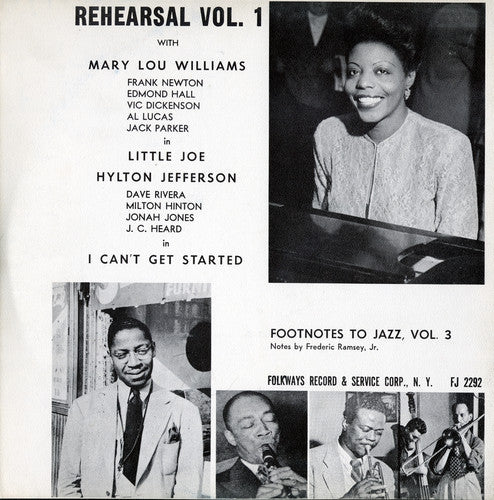 Mary Williams Lou - Footnotes to Jazz, Vol. 3: Jazz Rehearsal, I