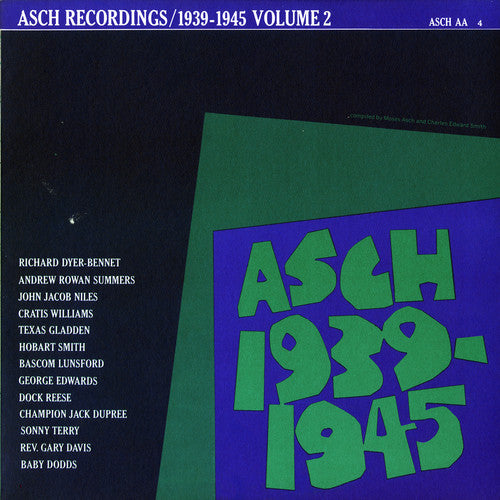 Asch Recordings 2 1939-45/ Va - Asch Recordings 2 1939-45 / Various
