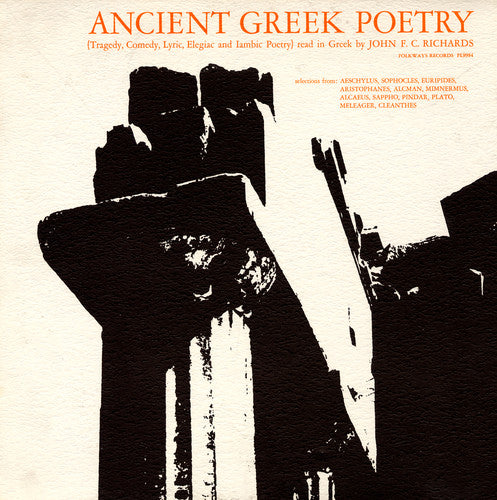 John Richards F.C. - Ancient Greek Poetry: Tragedy Comedy