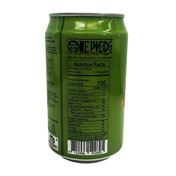 Ocean Bomb One Piece Zoro Honey Lemon Flavoured Sparkling Water Drink