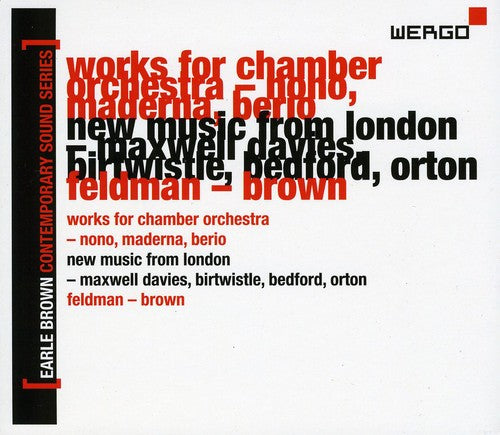 Various Artists - Earle Brown Contemporary Sound Series 2 / Various