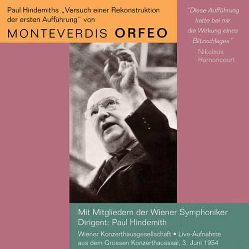 Monteverdi/ Bringon/ Vso/ Hindemith - Monteverdis Orfeo