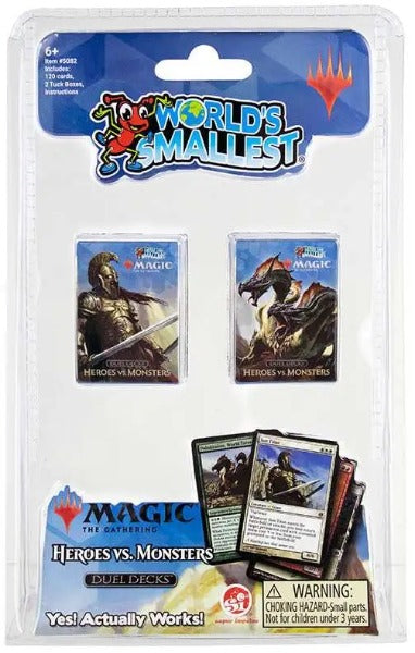 World's Smallest Magic The Gathering Heroes vs. Monsters Duel Decks