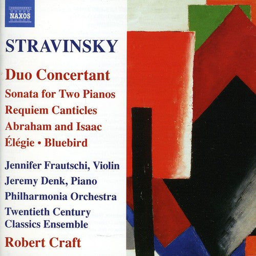 Stravinsky/ Craft/ Frautschi/ Burgess/ Pao - Duo Concertant
