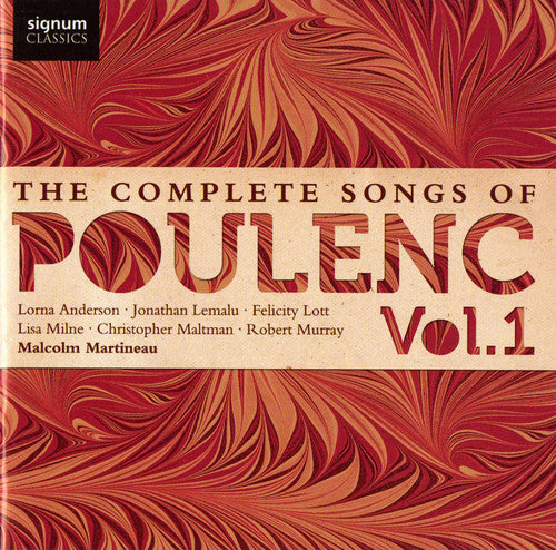 Poulenc/ Milne/ Anderson/ Murray/ Lott - Complete Songs 1