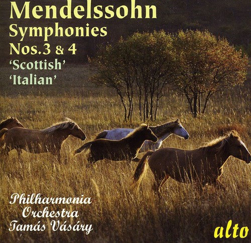 Mendelssohn/ Philharmonia Orchestra/ Vasary - Symphonies Nos. 3 (Scottish)