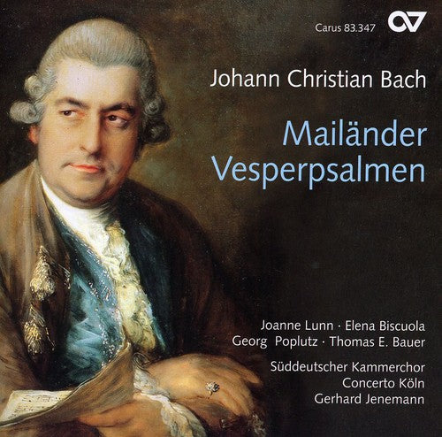 J.C. Bach / Lunn/ Sdco/ Concerto Koln/ Jenemann - Mailander Vesperpsalmen / Milan Vesper Psalms