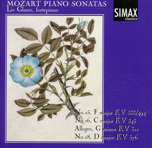 Mozart/ Glaser - Piano Sonatas 15 16 & 18 / Allegro in G minor