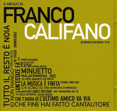 Franco Califano - Il Meglio Di Franco