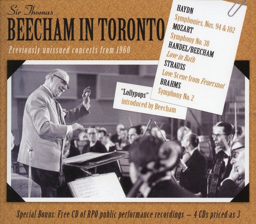 Haydn/ Mozart/ Handel/ Beecham - Beecham in Toronto