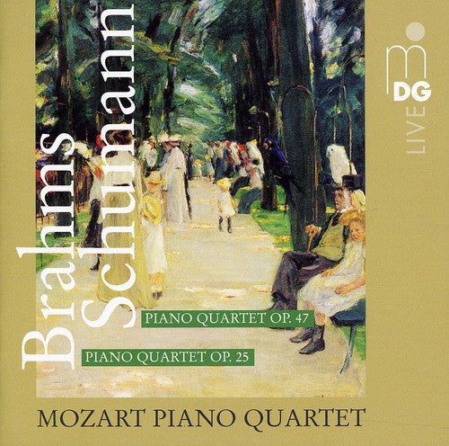 Brahms/ Schumann/ Mozart Piano Quartet - Piano Quartet Op 25 / Piano Quartet Op 47