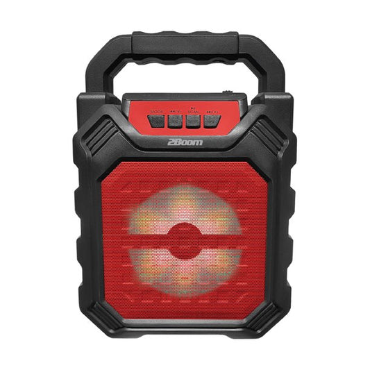 2Boom Portable Bluetooth Speaker, Red, BX210R