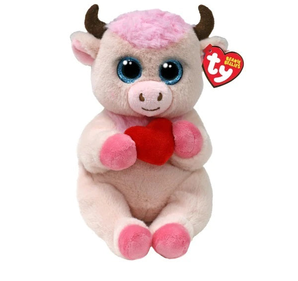 TY Beanie Bellies Sprinkles Valentine Cow