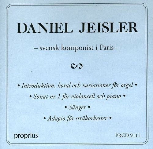 Jeisler/ French - Swedish Composer in Paris