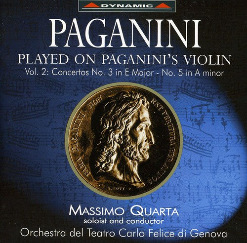 Paganini/ Quarta/ Orch Del Teatro Carlo Felice - Paganini Played on Paganini's Violin