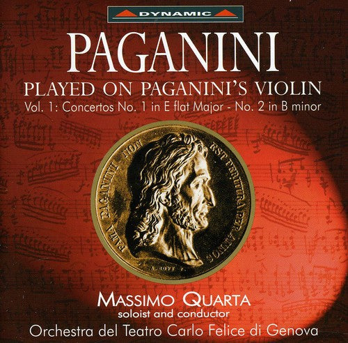 Paganini/ Quarta/ Orch Del Teatro Carlo Felice - Violin Concertos 1 / Coto 1 E FL Major / 2 B minor