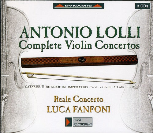 Antonio Lolli / Luca Fanfoni / Reale Concerto - Complete Violin Concertos