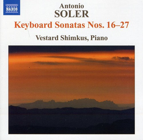 Soler/ Vestard Shimkus - Soler: Keyboard Sonatas Nos. 16-27
