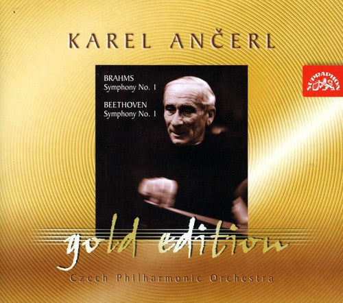 Brahms/ Beethoven/ Ancerl/ Czech Phil Orch - Ancerl Gold Edition 9: Symphony 1 C minor & C Major