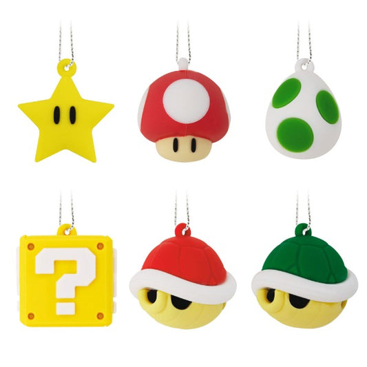 Mini Nintendo Super Mario Shatterproof Hallmark Ornaments