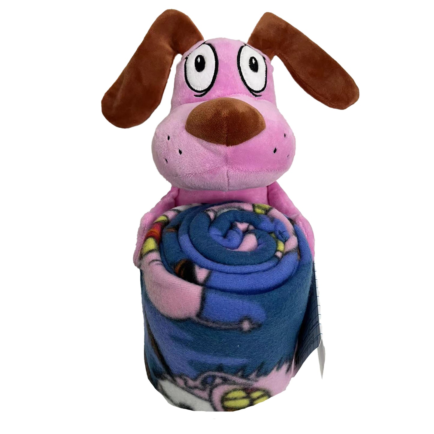 Courage The Cowardly Dog AOP Hugger Plush and Blanket