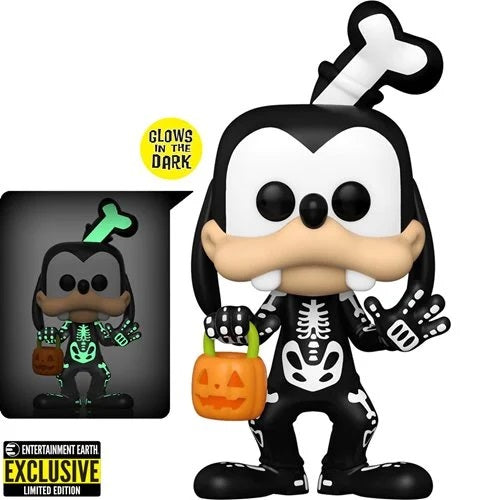Funko Pop! Disney Glow-in-the-Dark Skeleton Goofy (Entertainment Earth Exclusive)