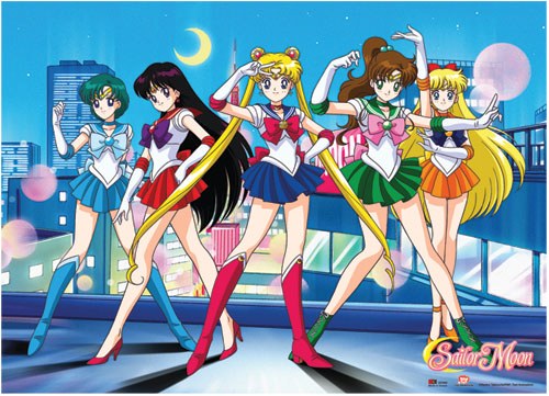 Sailor Moon Group Wall Scroll