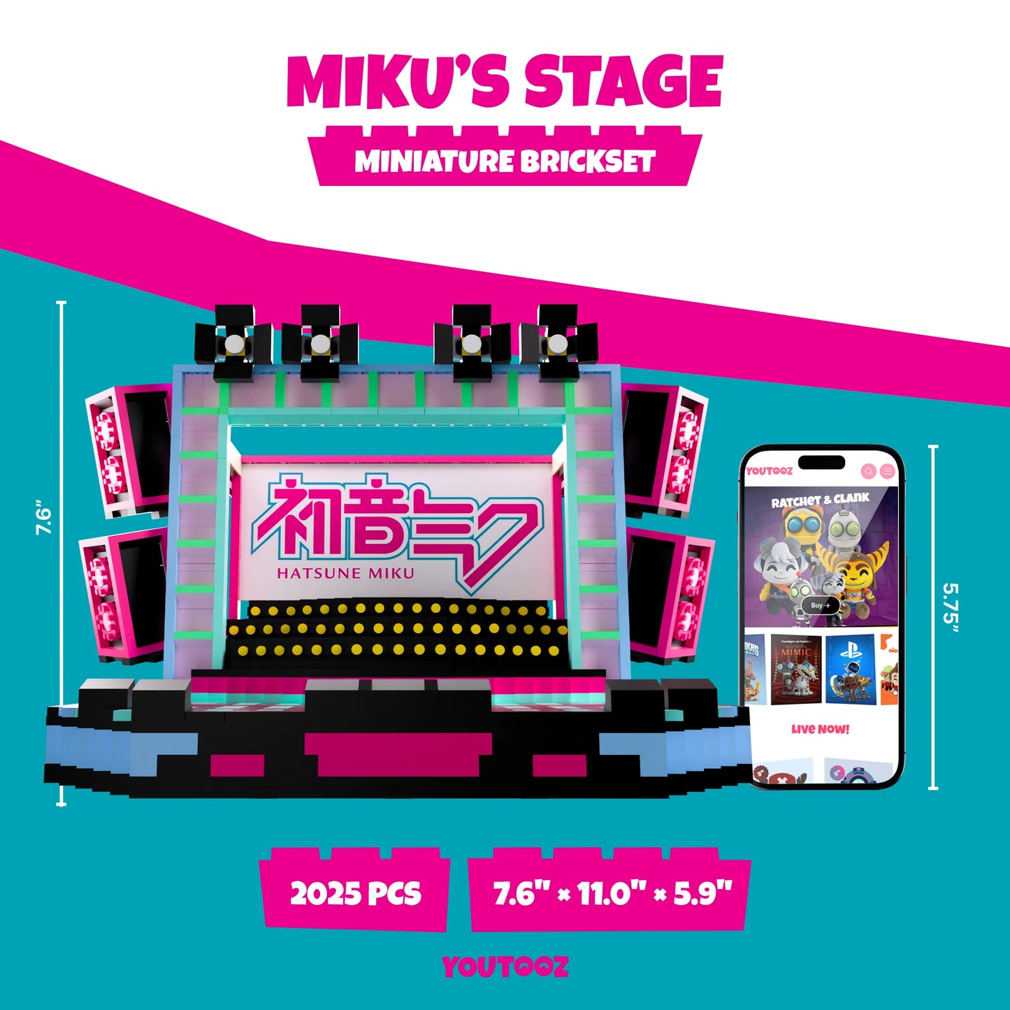 Hatsune Miku's Stage Brickset