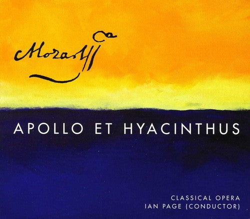 Mozart/ Classical Opera/ Page/ Kennedy - Apollo Et Hyacinthus K. 38