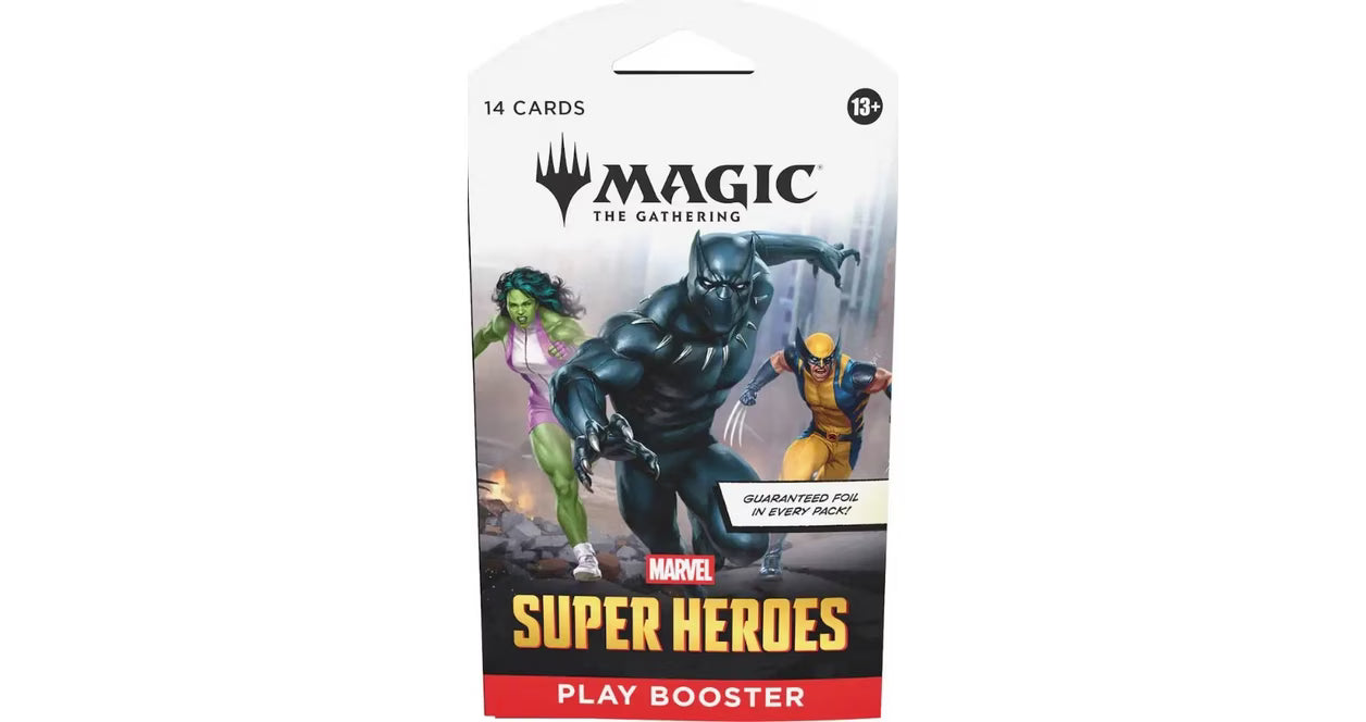 Magic the Gathering: Marvel Super Heroes Sleeved Booster Pack (style may vary)