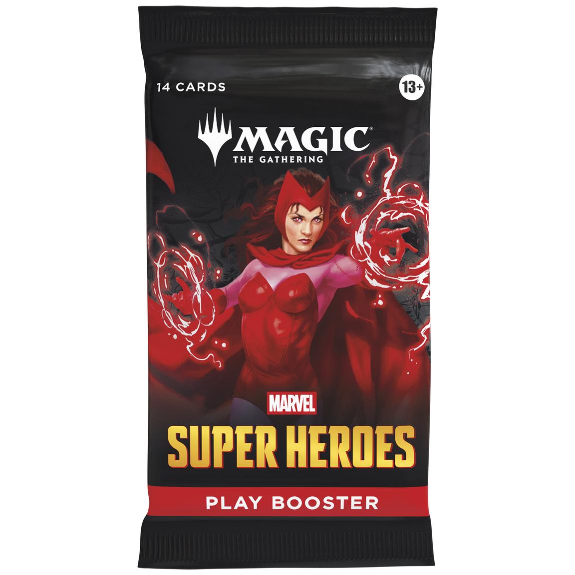 Magic the Gathering: Marvel Super Heroes Sleeved Booster Pack (style may vary)