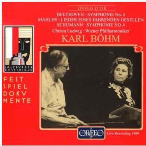 Karl Bohm / Christa Ludwig / Vienna Phil Orch - Beethoven: Sym #4 / Mahler: Wayfarer / Schumann