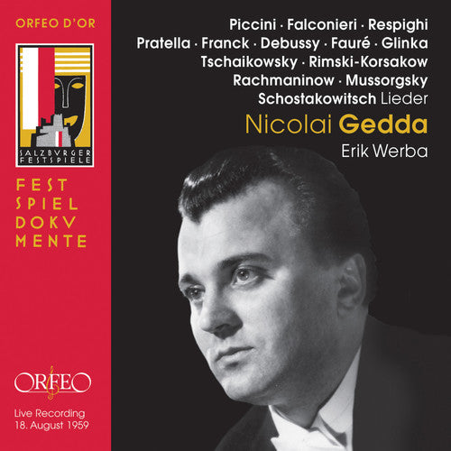 Niccolai Gedda / Erik Werba - Liederabend: Salzburg Festival 1959